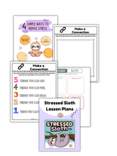 Stressed Sloth Lesson Plans